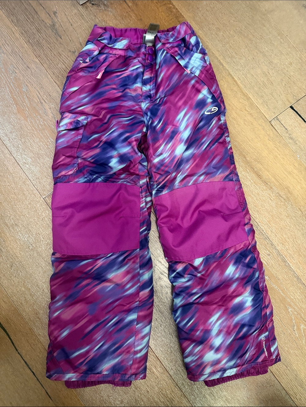 Champion Girls' Pink & Purple Patterned Snow Pants